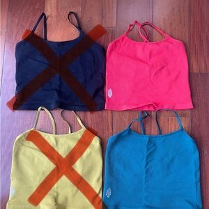 2 Free People Movement Tighten up Strappy Back Tanks